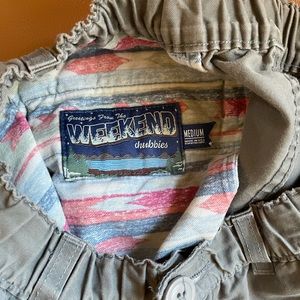 Grey chubbies medium 30 33 waist stretch 5.5 inseam